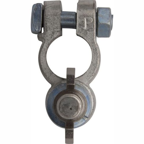 Battery Terminals Clamps 2Pc 10mm Post Type inc Wing Nuts Pos+Neg H-Duty BT23+24