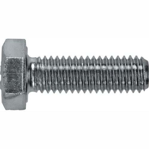M6 Set Screws Fully Threaded Bolts Grade 8.8 Various Lengths 12-50mm Zinc Plated