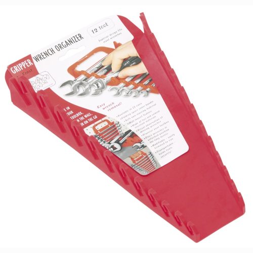 Spanner Organiser/Wrench Gripper Red Fits 12 Standard Spanners Ernst E5015