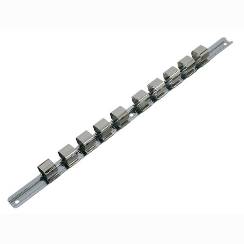 3/4 Drive Socket Rail & 8 Clips Trident T144000 - Free Postage