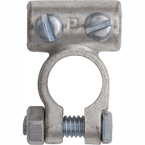 Battery Terminals 10 Pc + Pos H-Duty Twin Screw 60mm²/10.5mm Dia Cable Entry BT3