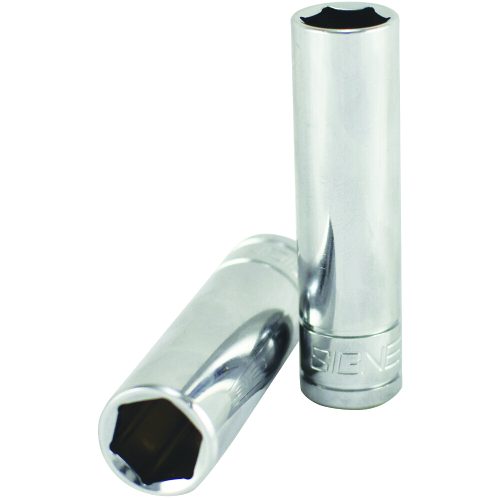 22mm Deep 6 Point Socket 3/8" Drive 65mm Long Chrome Signet S12422 -Free Postage