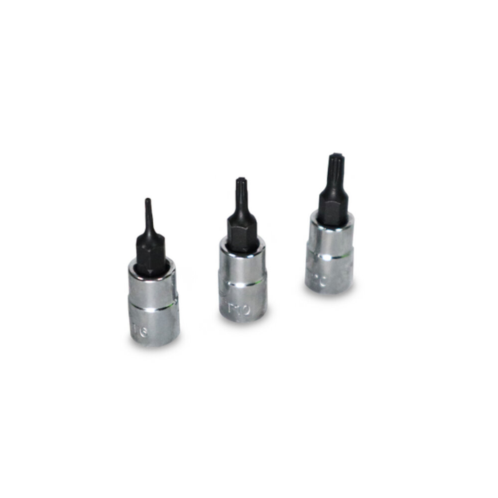 Torx Bit Socket Set 1/4" Drive 10 Piece T5 - T30 in EVA foam Trident T110500EVA - Image 3