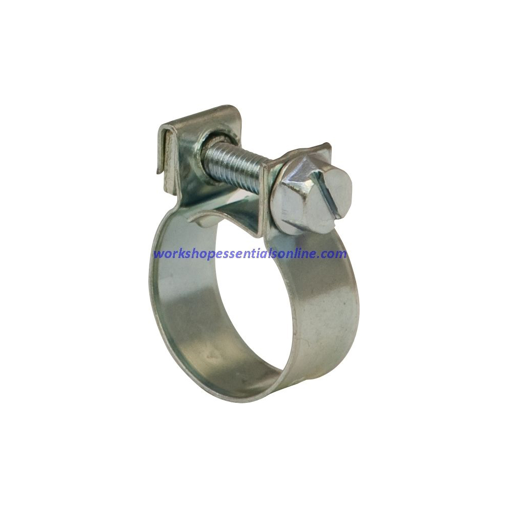 Mini Hose Clips All Sizes for Water, Air, Petrol-Silicone, Rubber & Plastic