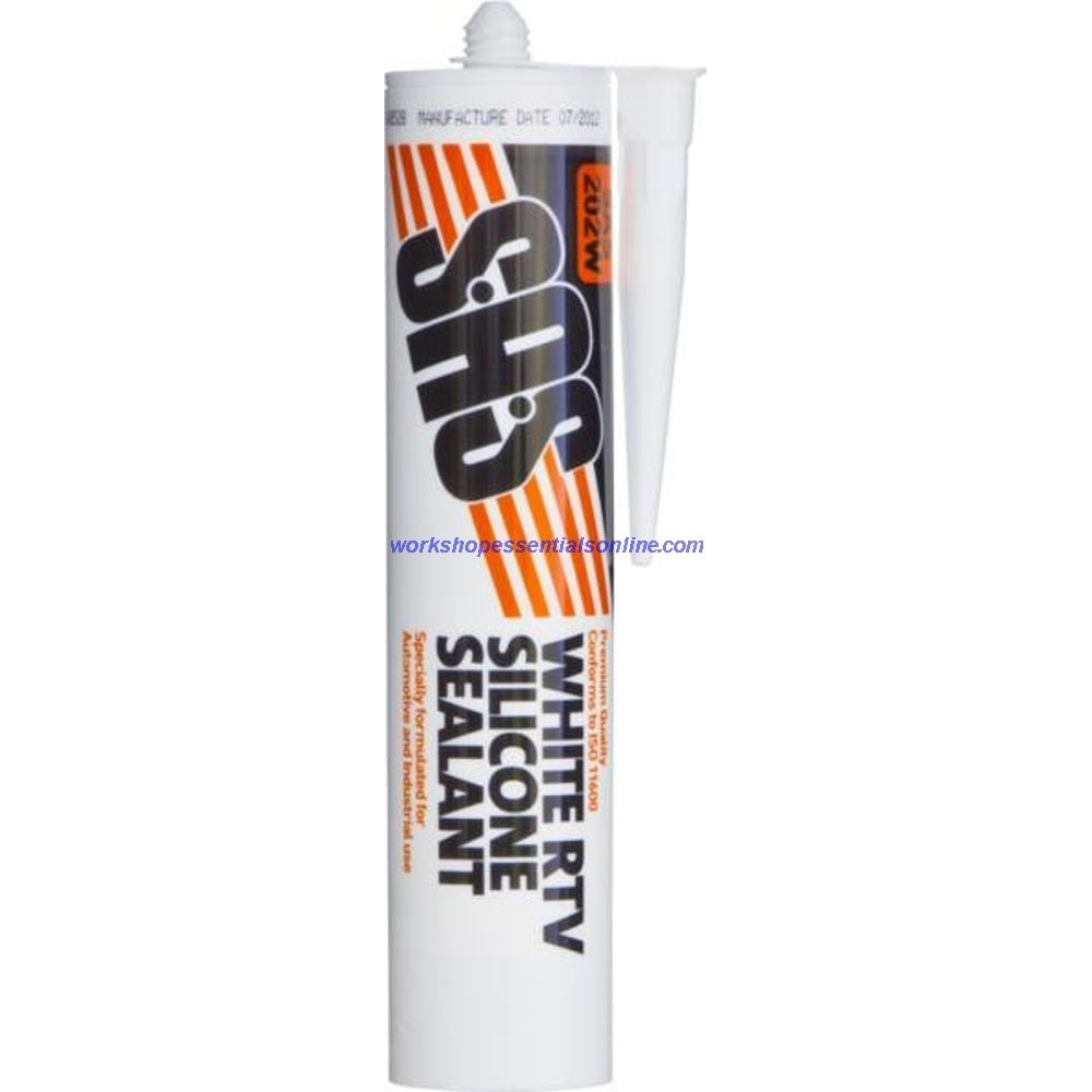 RTV Silicone Sealant White 300ml High Temp Premium Instant Gasket SAS202W