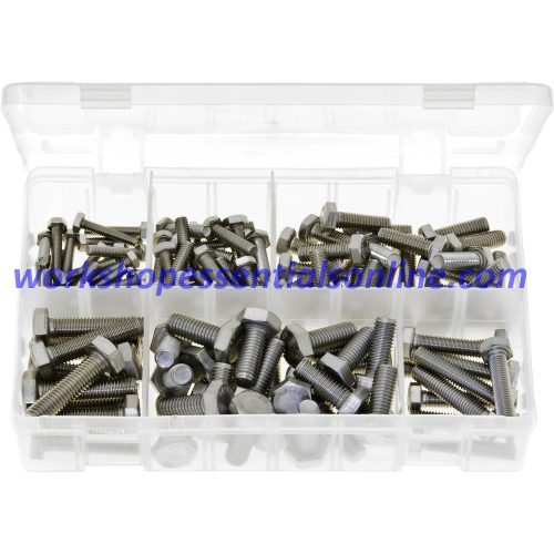 Metric Set Screws - Stainless Steel. 120 Pieces. AB154