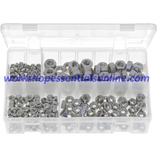 Metric Stainless Steel Nuts. Grade A2 250 Pieces AB155