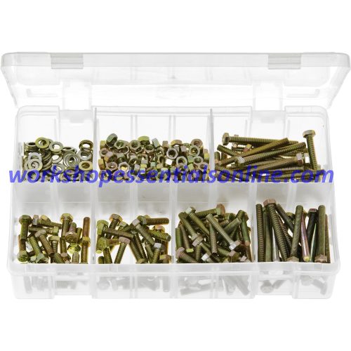 M5 Metric High Tensile Set Screws, Steel Nuts, Flat Washers AB163