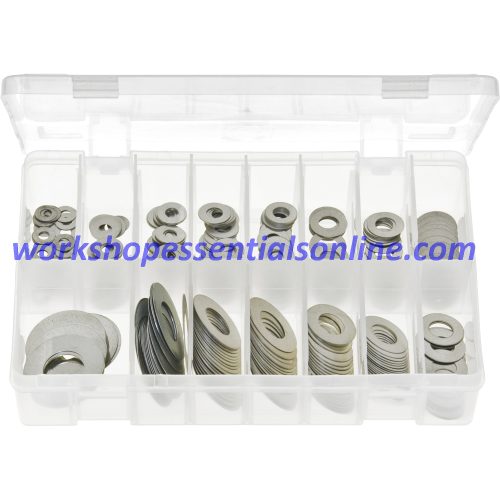 Shim Washers. Zinc Plated Steel. 400 Pieces. AB28