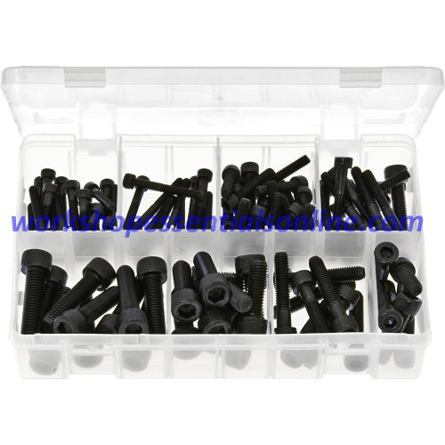 Metric Socket Screws Cap Head - Black. 100 Pieces AB92