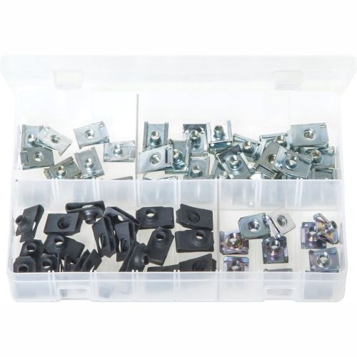 Chimney Nuts - Zinc and Black. 60 Pieces. AB167N