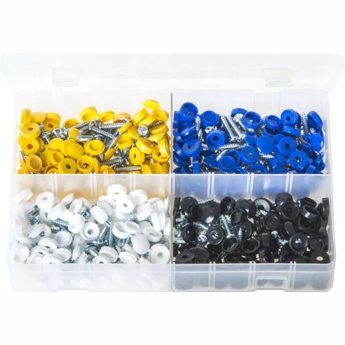 Security Number Plate Fasteners. Slotted One/Way Clutch Head Screws 200 Pieces AB222