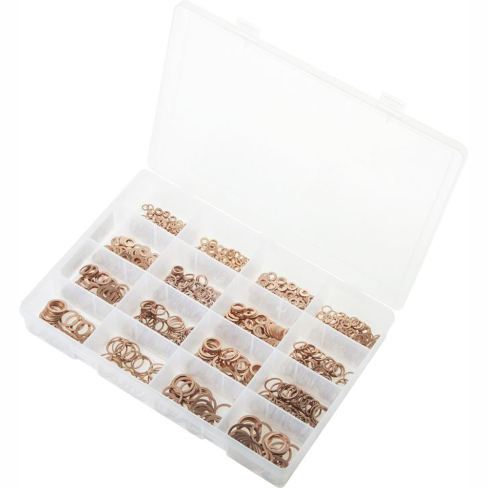 Metric Copper Sealing Washers. Max Box 1.050 Pieces. AB505