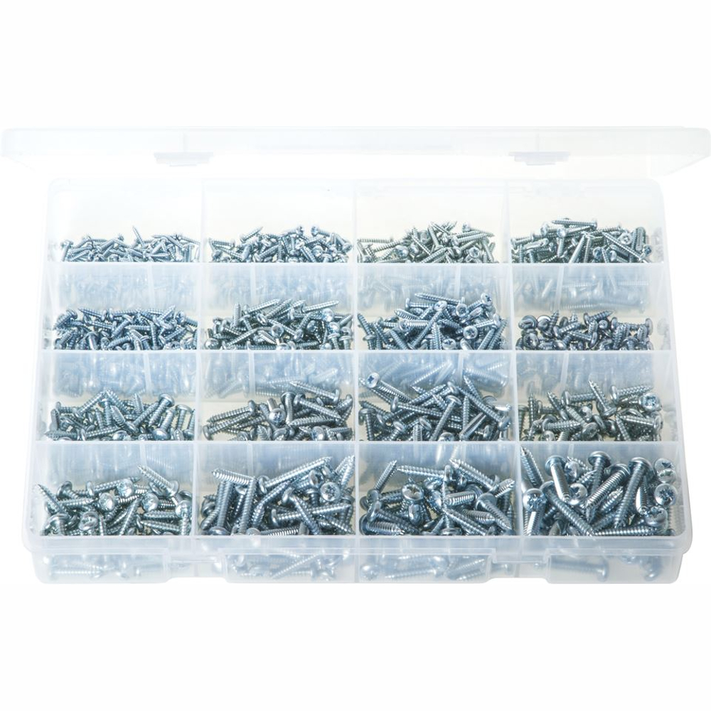 Self-Tapping Screws Pan Head - Pozi. Max Box. 1,150 Pieces. AB507