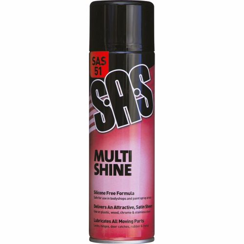 Multi Shine SAS51 Pack of 6 x 500ml Aerosols