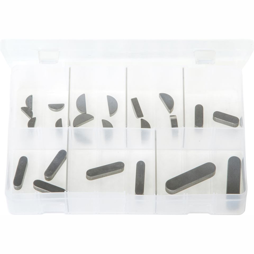 Woodruff Keys & Key Steel - Metric. Assorted Box. 24 Pieces. AB216