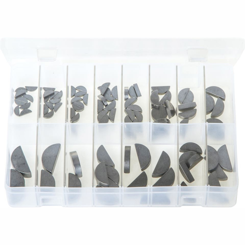 Woodruff Keys - Imperial. Assorted Box. 96 Pieces. AB47N
