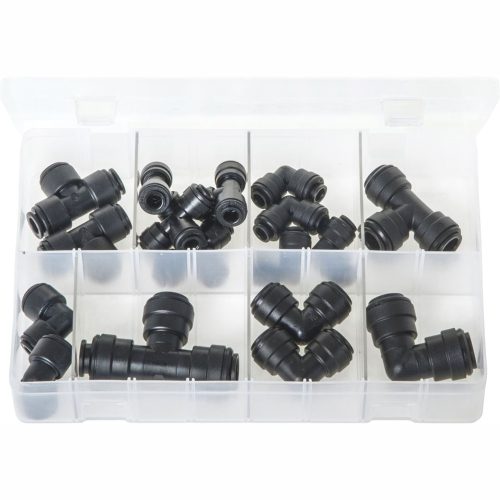 JG 'Speedfit' Push-Fit Tube Couplings - Elbows & Tees. Metric. 17 Pieces. AB99