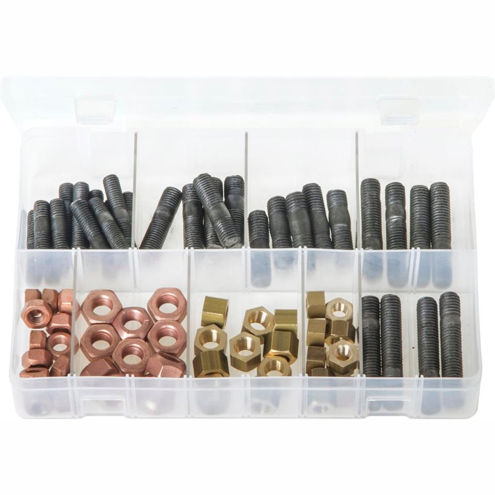 Exhaust Manifold Studs & Nuts - Metric. 72 Pieces. AB116