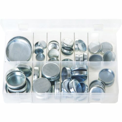 Core Plugs Cup Type - Metric. Zinc Plated Steel. 60 Pieces. AB120