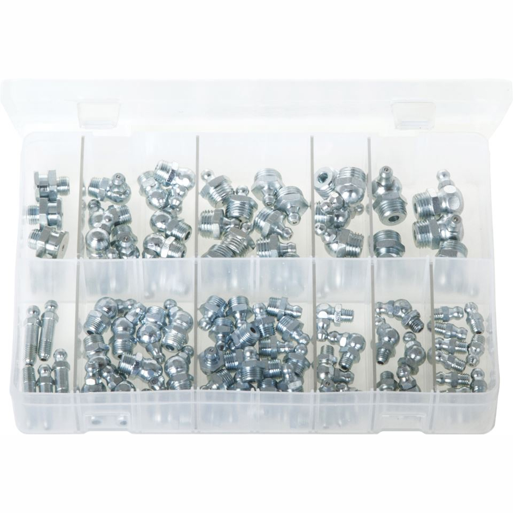 Grease Nipples - BSP & UNF. 90 Pieces. AB159