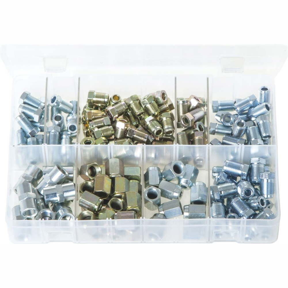 Brake Nuts for 3/16" Pipe. 150 Pieces. AB45N