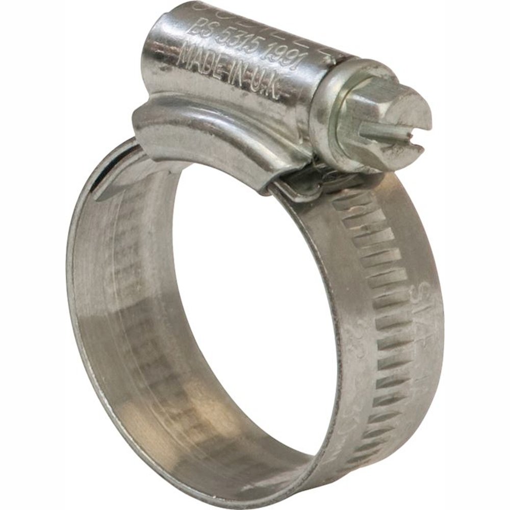 Jubilee Hose Clips Including Large Sizes for Water, Air, Petrol-Silicone, Rubber