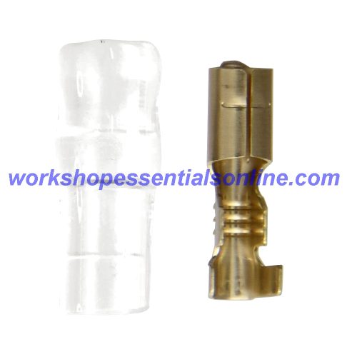 Non-Insulated Female Bullets Brass 4.0mm and Terminal Covers ET402