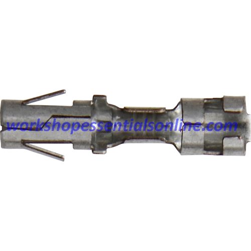 Non-Insulated Female Bullets Zinc 3.5mm Cable Size 1.00-2.50mm² ET406