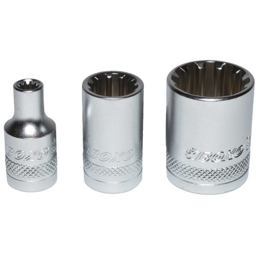 1/4" Drive MULTIfix Socket 10mm fits Metric, AF, Torx & Spline SKS22-10