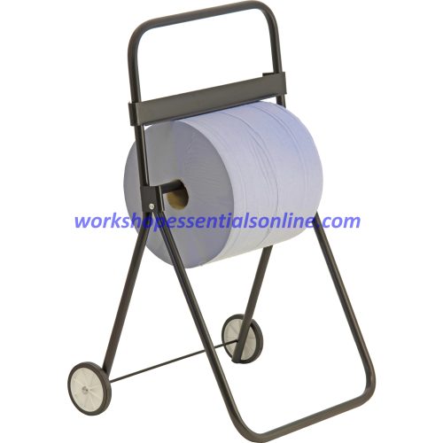 Industrial Blue/White Paper Roll Large Floor Stand VC526