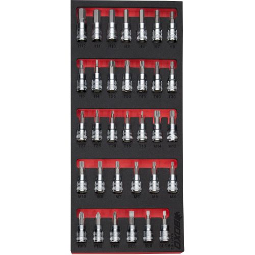 3/8" Drive Master Bit Socket Set BOXO 36 Pieces BX316-R2
