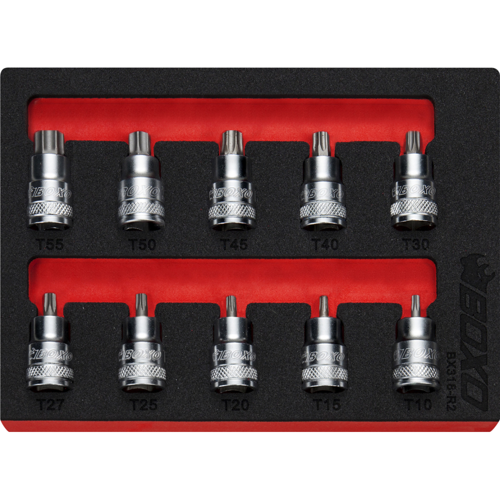 3/8" Drive Super Stubby Torx Bit Socket T40 Chrome Finish SB32-T4039
