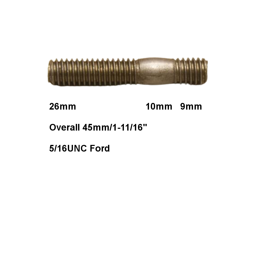 Exhaust Manifold Studs/Brass Nuts UNC/UNF 5/16" & 3/8" Stud Size - Image 2