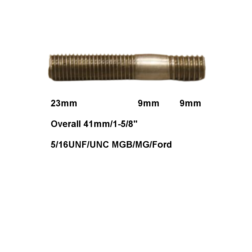 Exhaust Manifold Studs/Brass Nuts UNC/UNF 5/16" & 3/8" Stud Size - Image 6