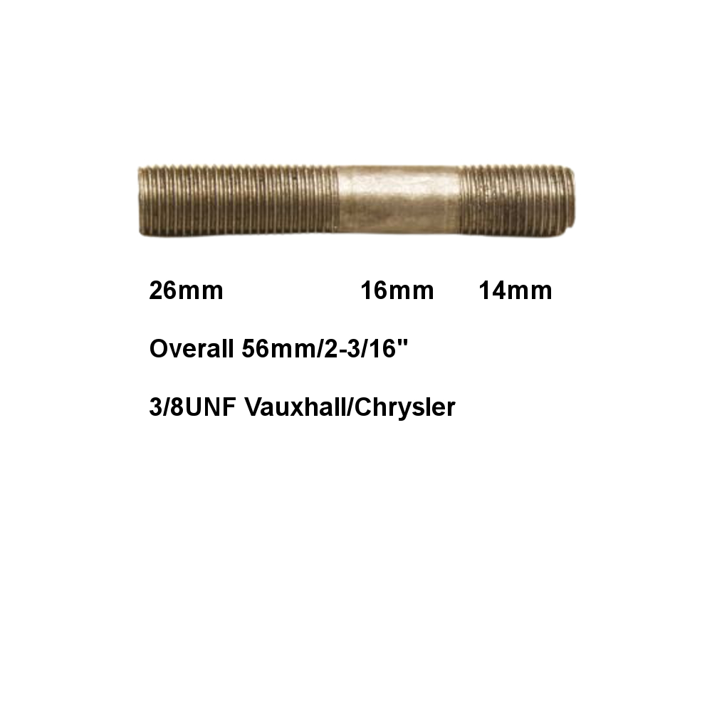 Exhaust Manifold Studs/Brass Nuts UNC/UNF 5/16" & 3/8" Stud Size - Image 10