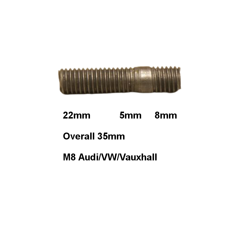 Exhaust Manifold Studs Metric M8 & M10 Brass/Copper Flashed/BZP Steel Nuts - Image 2