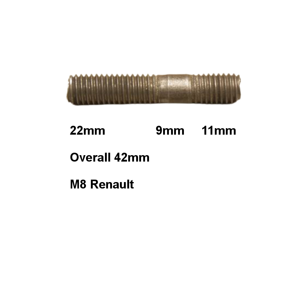 Exhaust Manifold Studs Metric M8 & M10 Brass/Copper Flashed/BZP Steel Nuts - Image 6