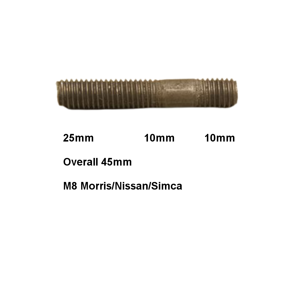 Exhaust Manifold Studs Metric M8 & M10 Brass/Copper Flashed/BZP Steel Nuts - Image 8