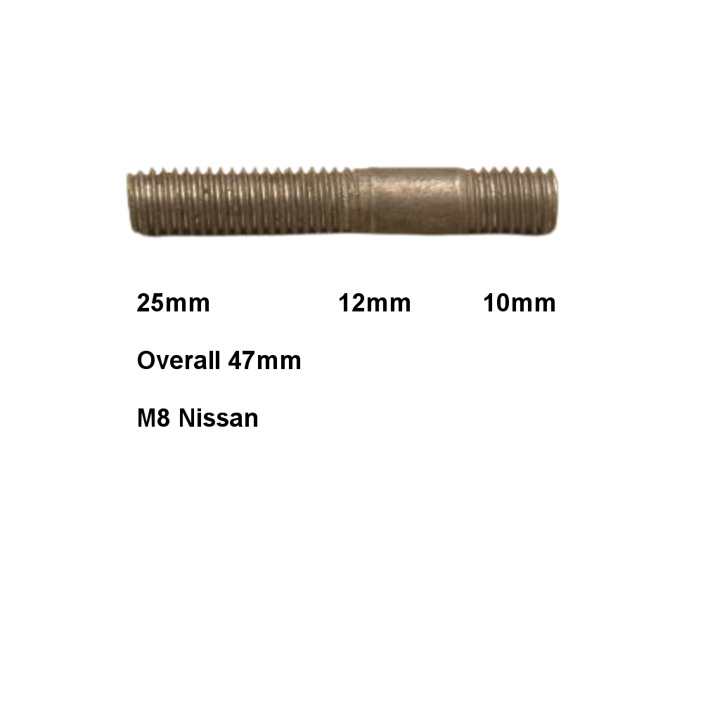 Exhaust Manifold Studs Metric M8 & M10 Brass/Copper Flashed/BZP Steel Nuts - Image 10