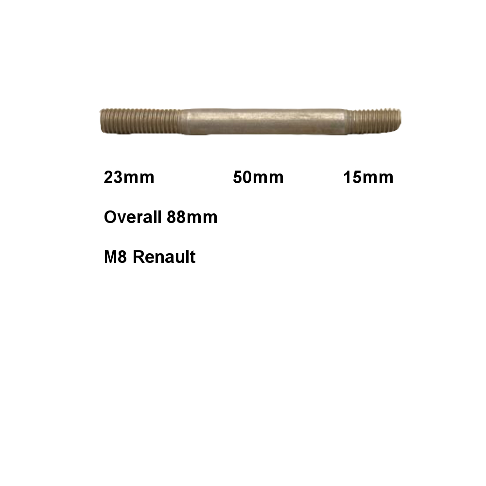 Exhaust Manifold Studs Metric M8 & M10 Brass/Copper Flashed/BZP Steel Nuts - Image 11
