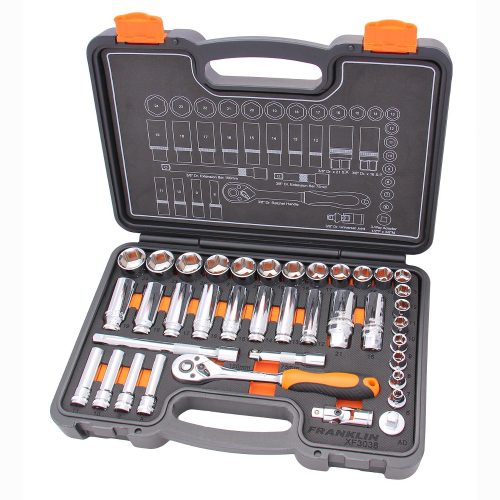 3/8" Drive Socket Set 6 Point 38 Piece Franklin Tools XF3038