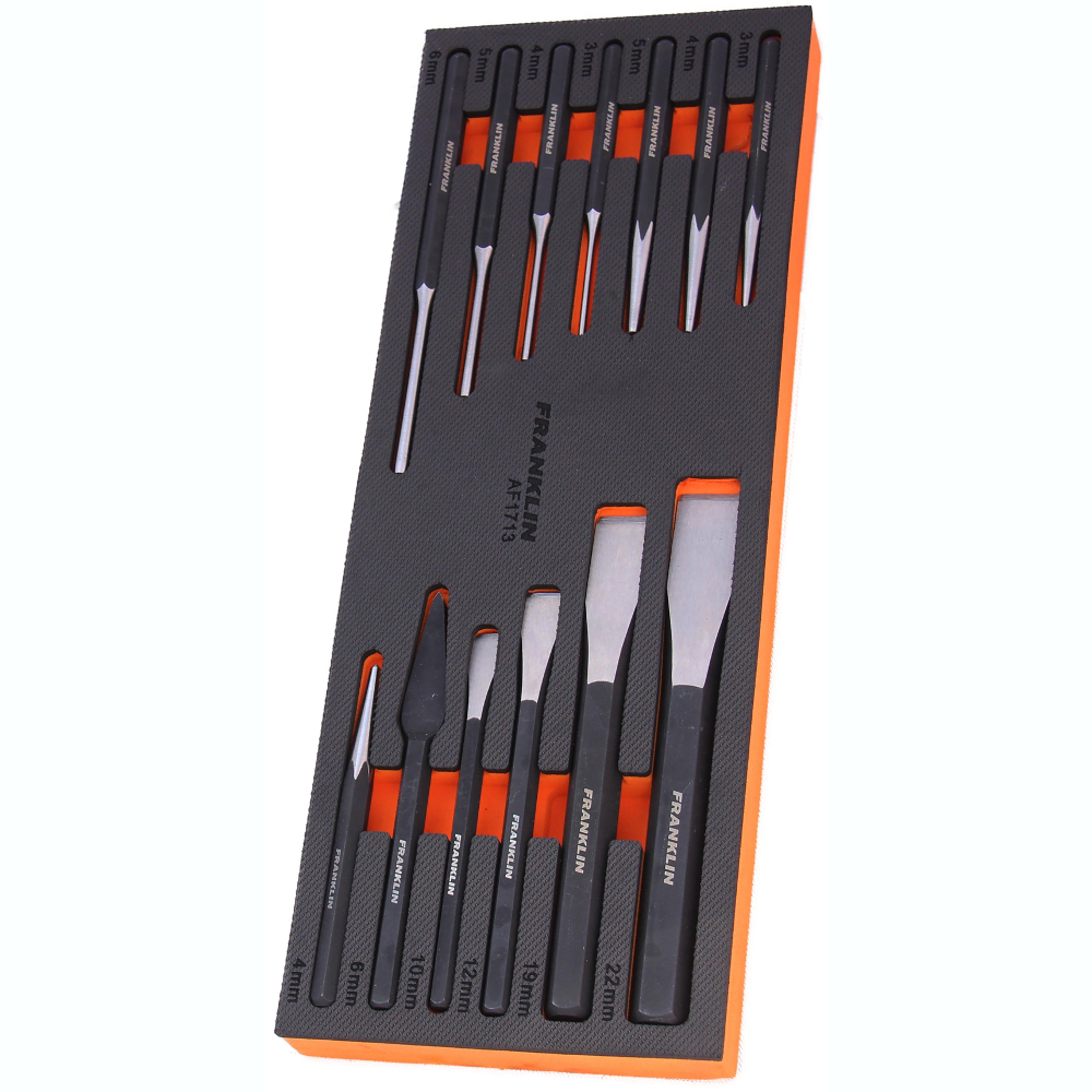 Punch & Chisel Set 13 Pce Franklin Tools AF1713