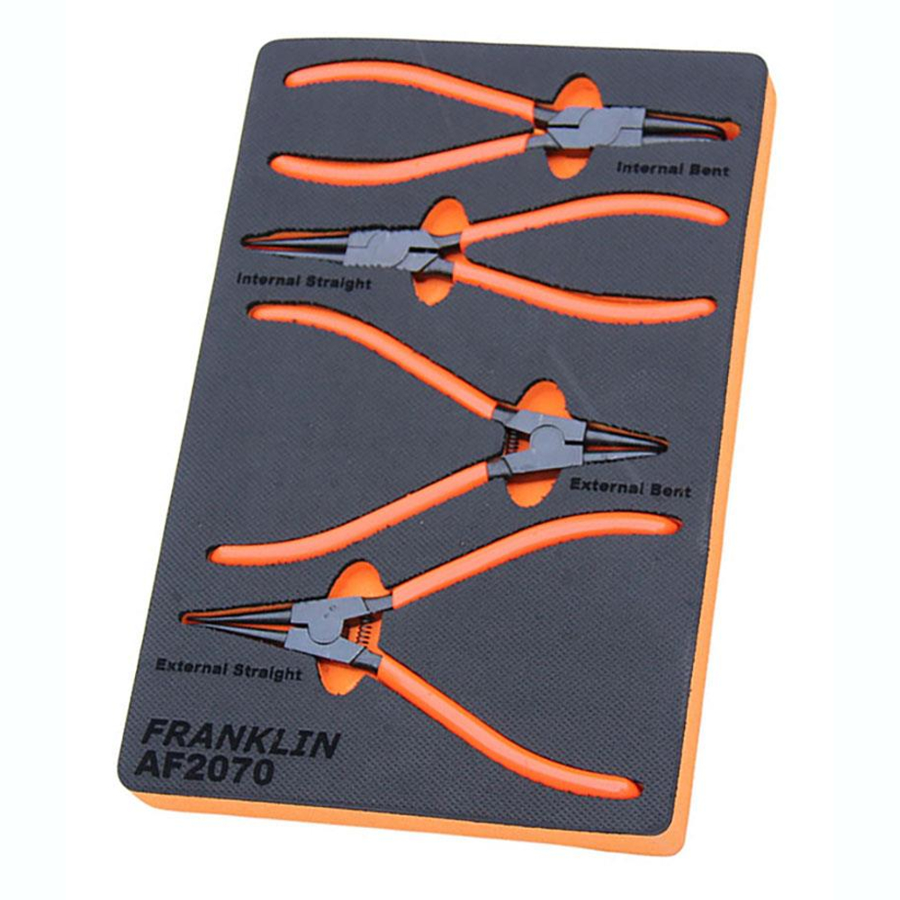 Circlip Plier Set Internal/External 4 Pce Franklin Tools AF2070