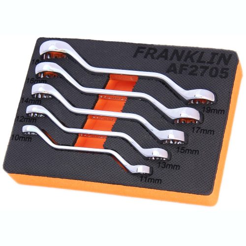 Ring Spanner Mini Set 12 Point 5 Pcs Franklin Tools AF2705