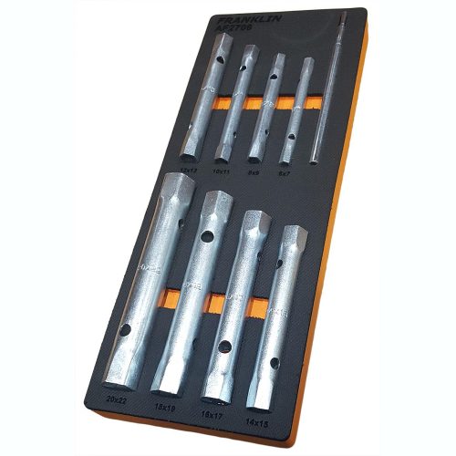 Tubular Box Spanner & T-Bar Set 8 Pce Franklin Tools AF2708