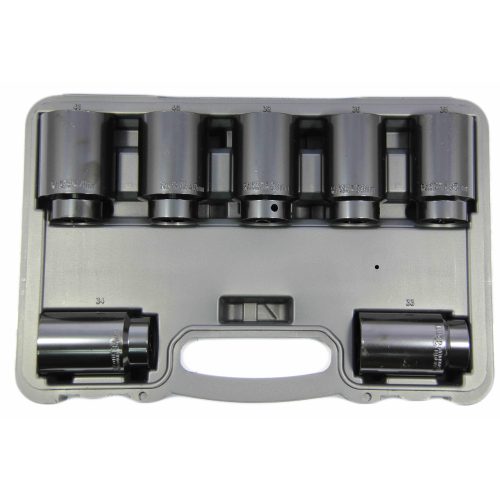 1/2" Drive Deep Impact Socket Set 7 Pcs 6 Point Franklin Tools TA8017