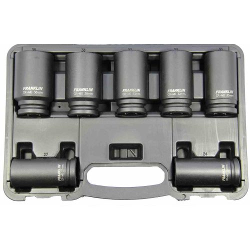 3/4" Drive Deep Impact Socket Set 7 Pcs 6 Point Franklin Tools TA807