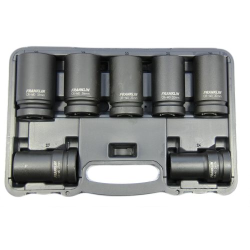 1" Drive Deep Impact Socket Set 7 Pce Franklin Tools TA808