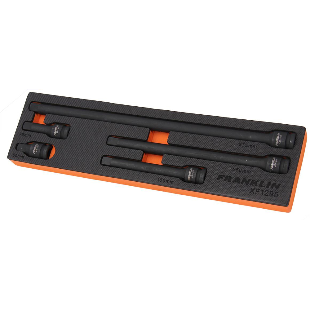 1/2" Drive Impact Extension Bar Set 5 Pcs Franklin Tools XF1295